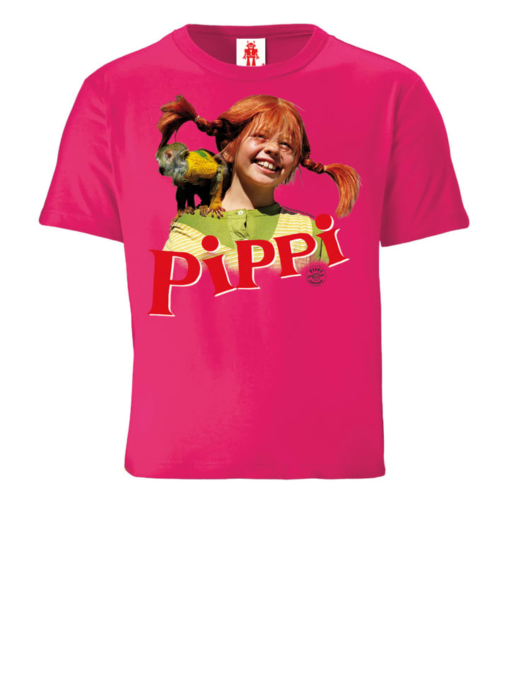 

Logoshirt Футболка с изображением Пеппи Длинныйчулок и мистера Нильссона в розовом цвете, Розовый, Logoshirt Футболка с изображением Пеппи Длинныйчулок и мистера Нильссона в розовом цвете