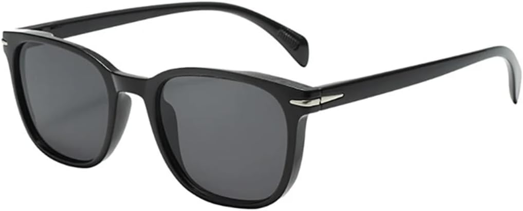 

Солнцезащитные очки с защитой UV400 | Круглая оправа, линзы конфетного цвета | Для женщин и мужчин, для занятий спортом на открытом воздухе и вождения DSVIGF, Black Grey