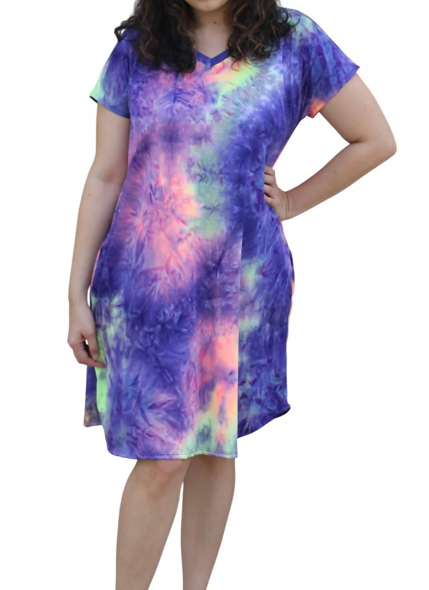 

Платье Cancun Tie Dye в цвете Multi HEIMISH USA