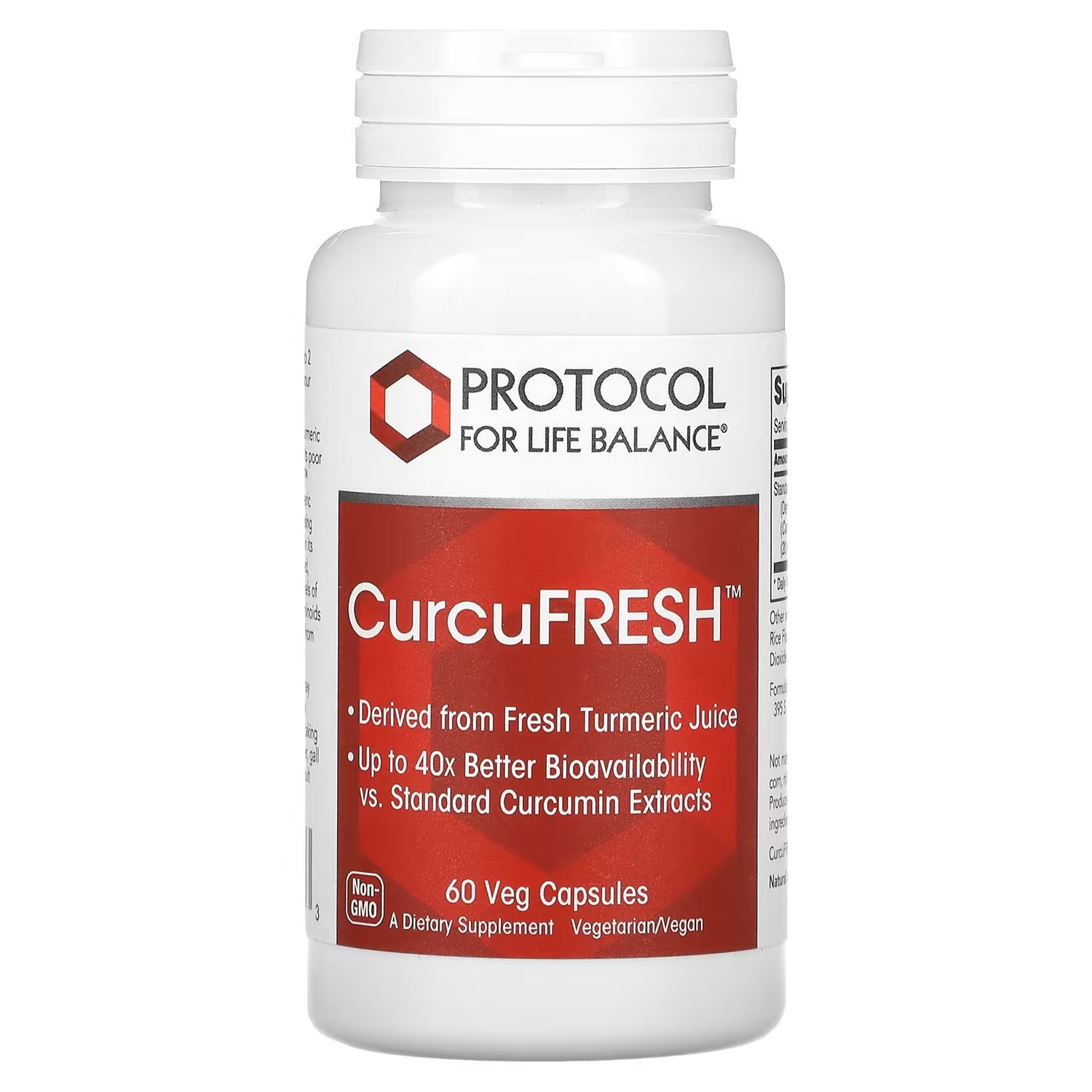 

Добавка Protocol for Life Balance CurcuFRESH, 60 капсул