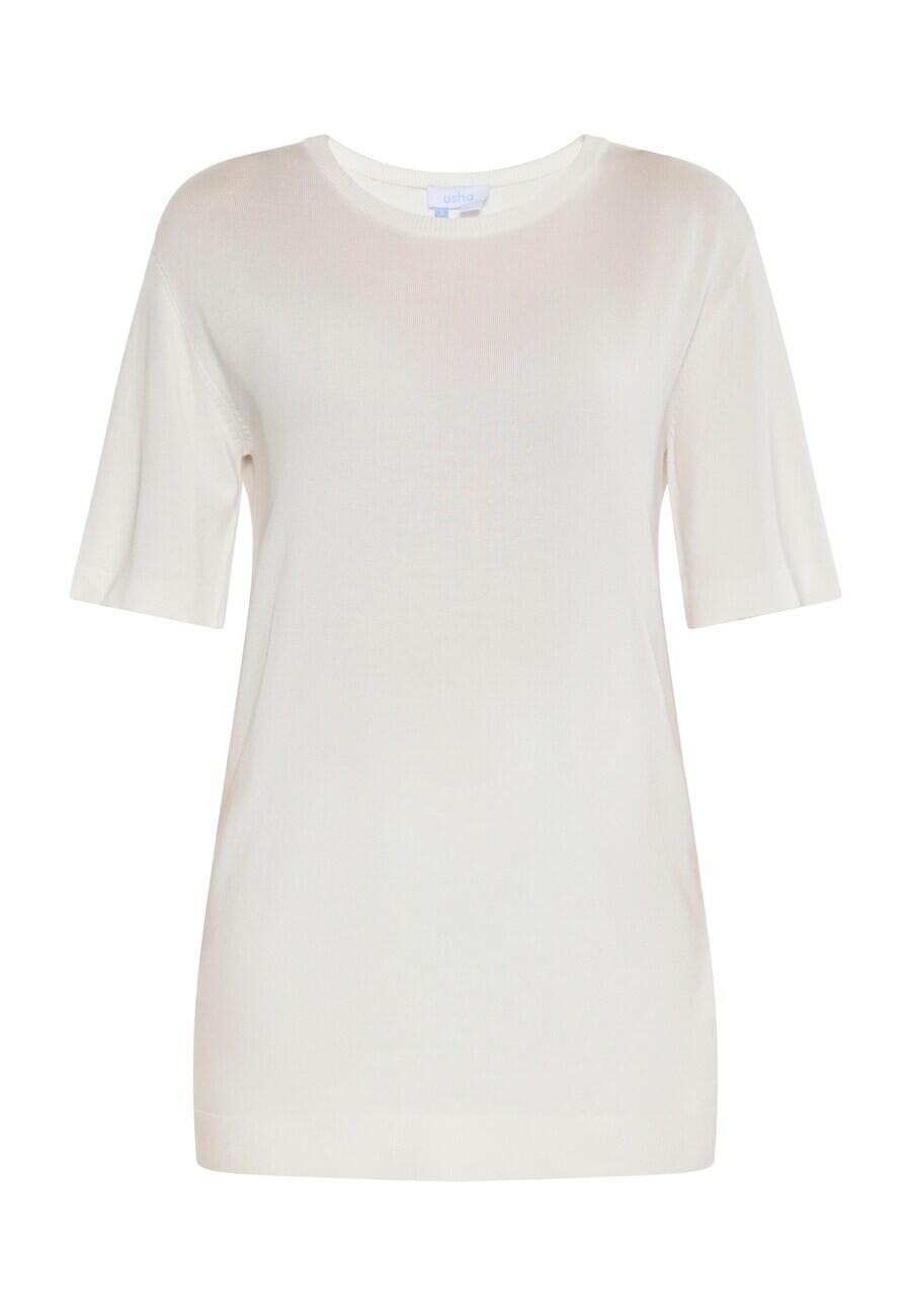 

Тонкий вязаный свитер usha BLUE LABEL Sweater, белый