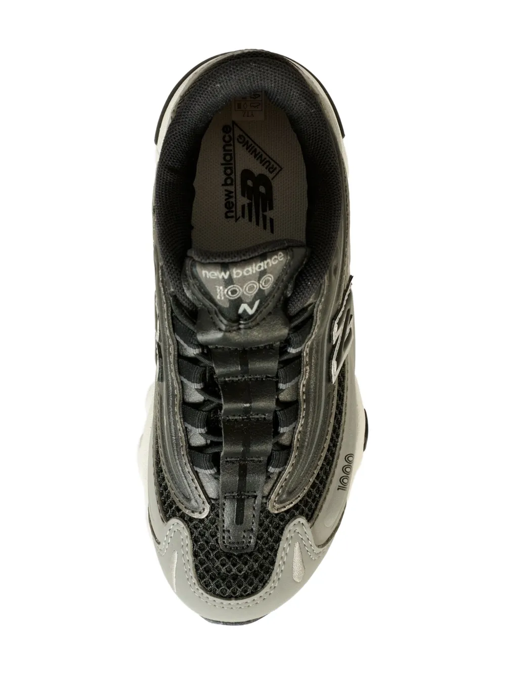 1000 кроссовки на шнуровке New Balance Kids, зеленый — фото 4