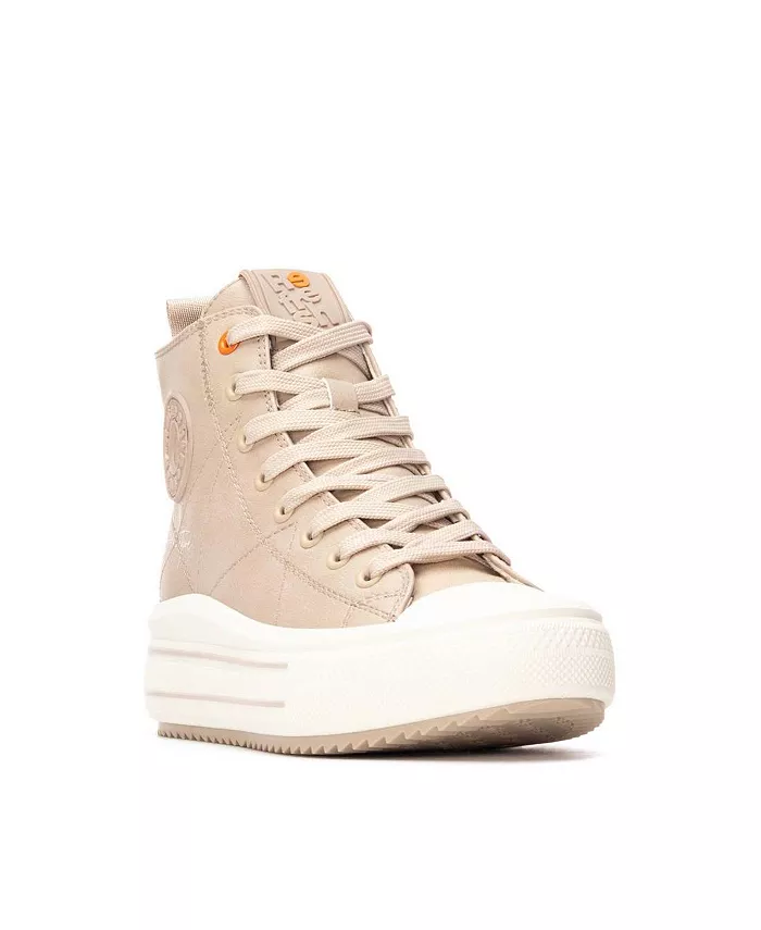 Женские повседневные кроссовки High Top Refresh Collection от XTI Xti, загар/бежевый — фото 2