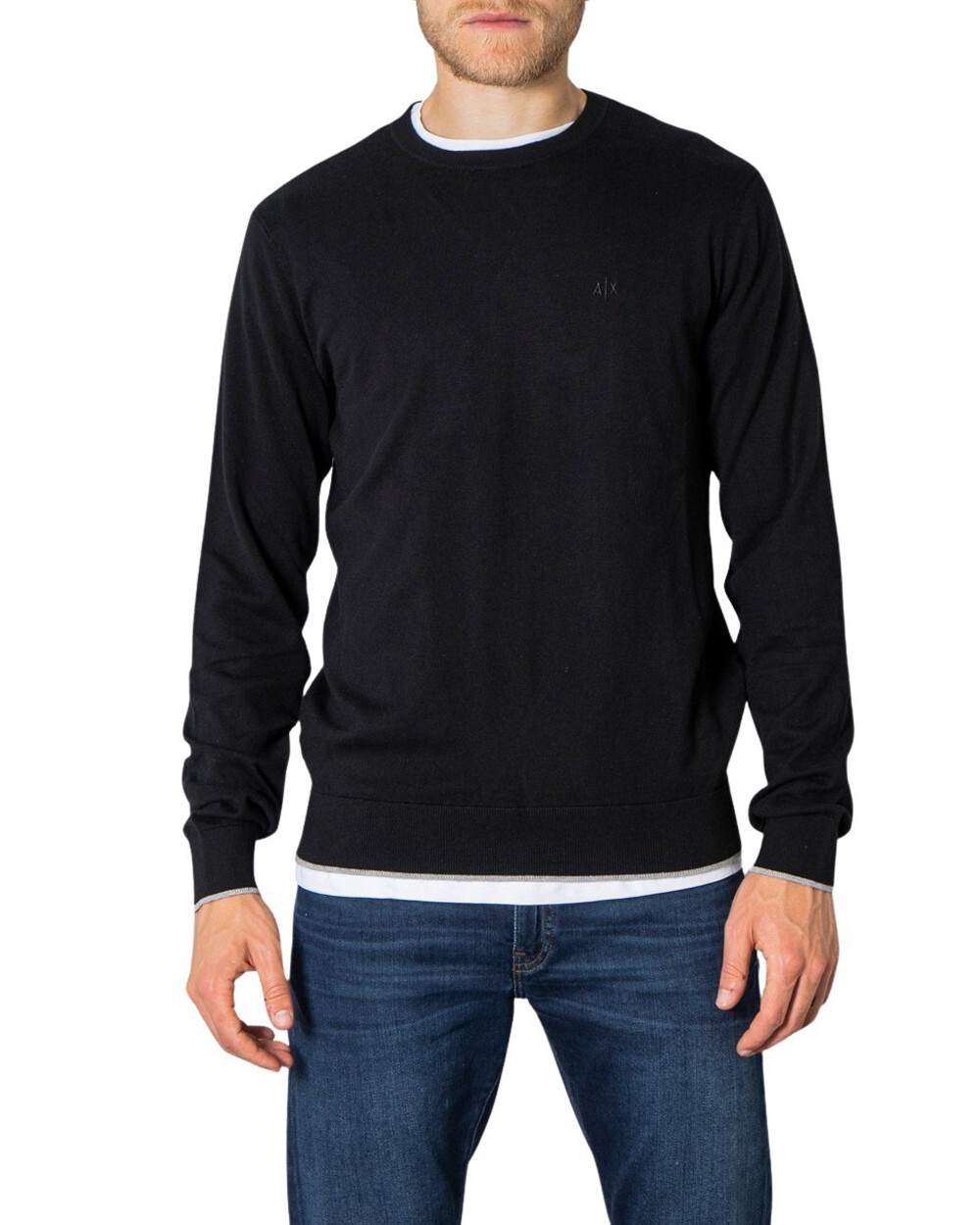 

Джемпер Armani Exchange однотонный, черный