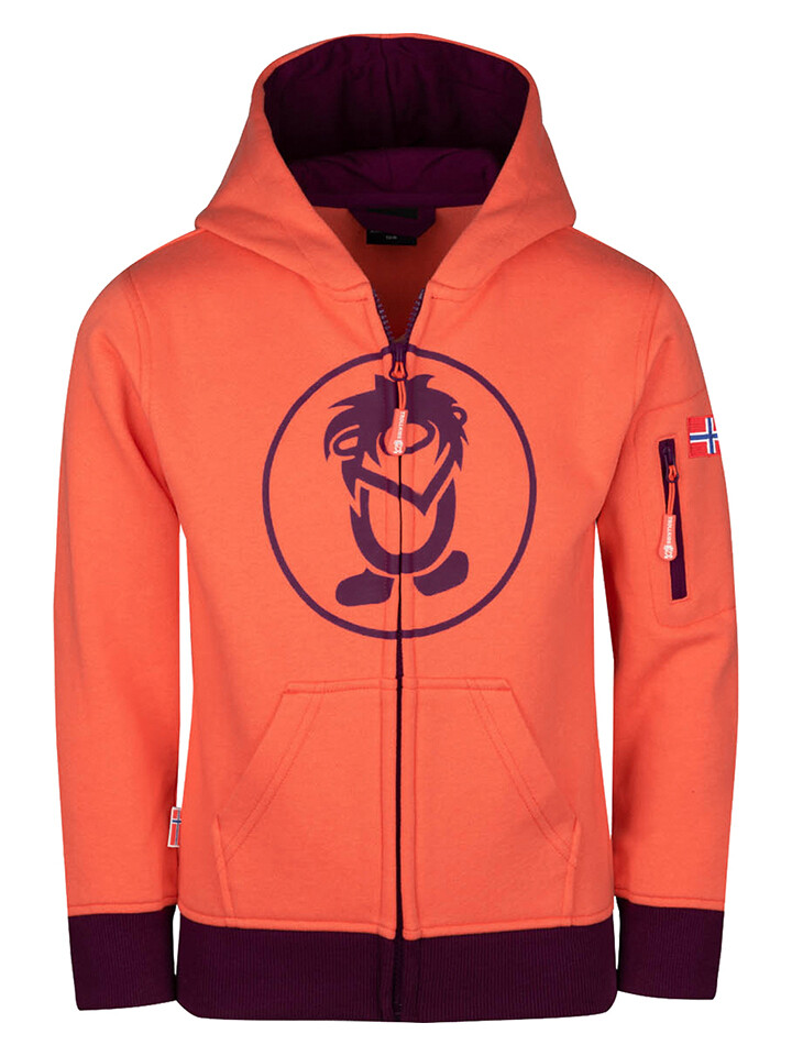 

Толстовка Trollkids Sortland, цвет Orange/Lila