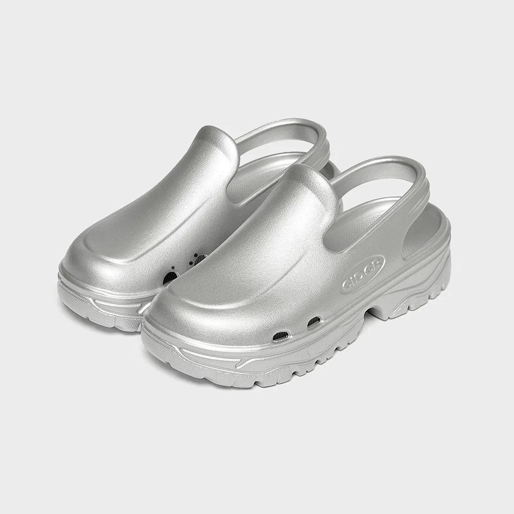 Мужские серебристые клоги Object от Eider