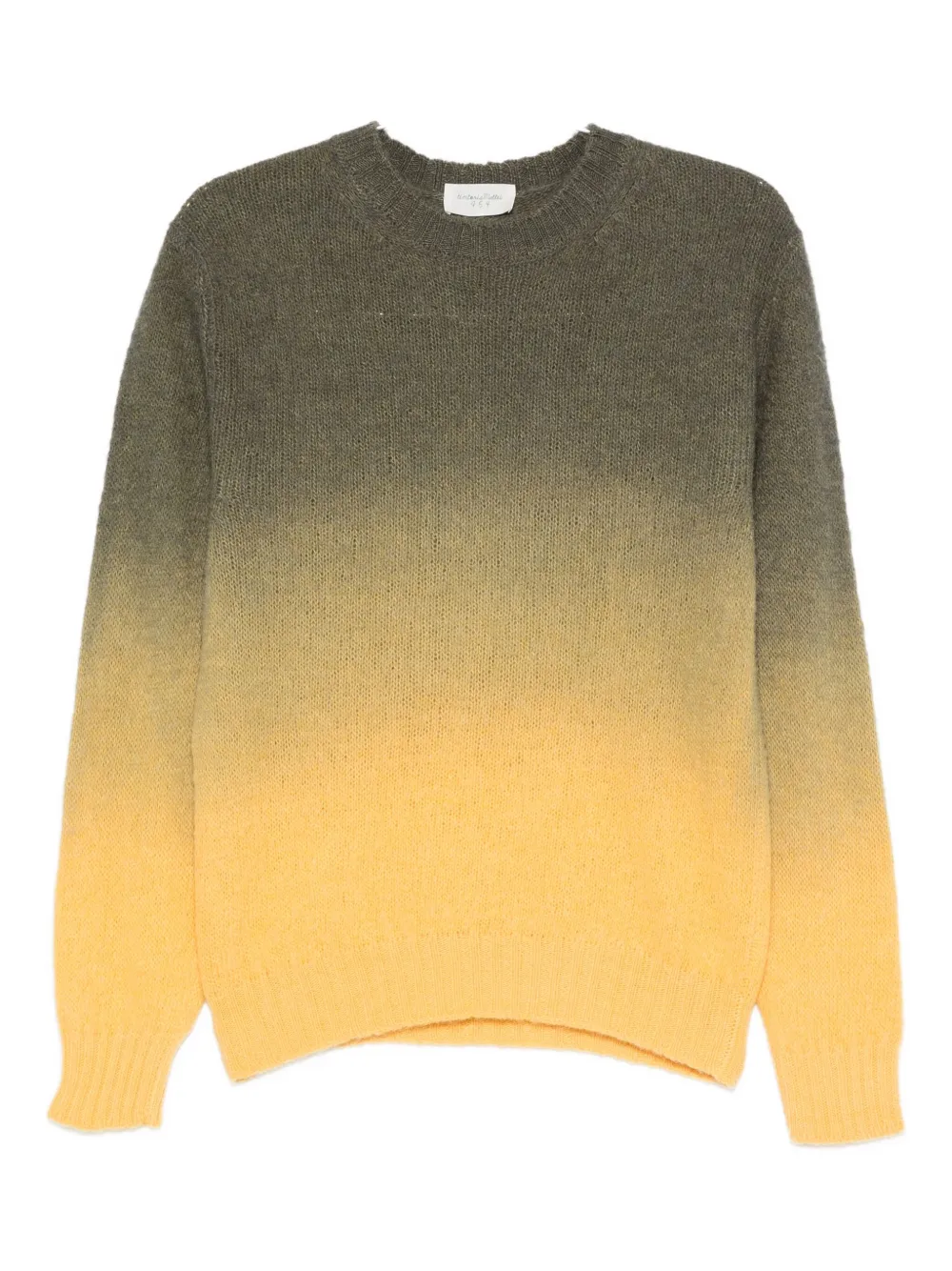 

Свитер с эффектом омбре Tintoria Mattei, зеленый