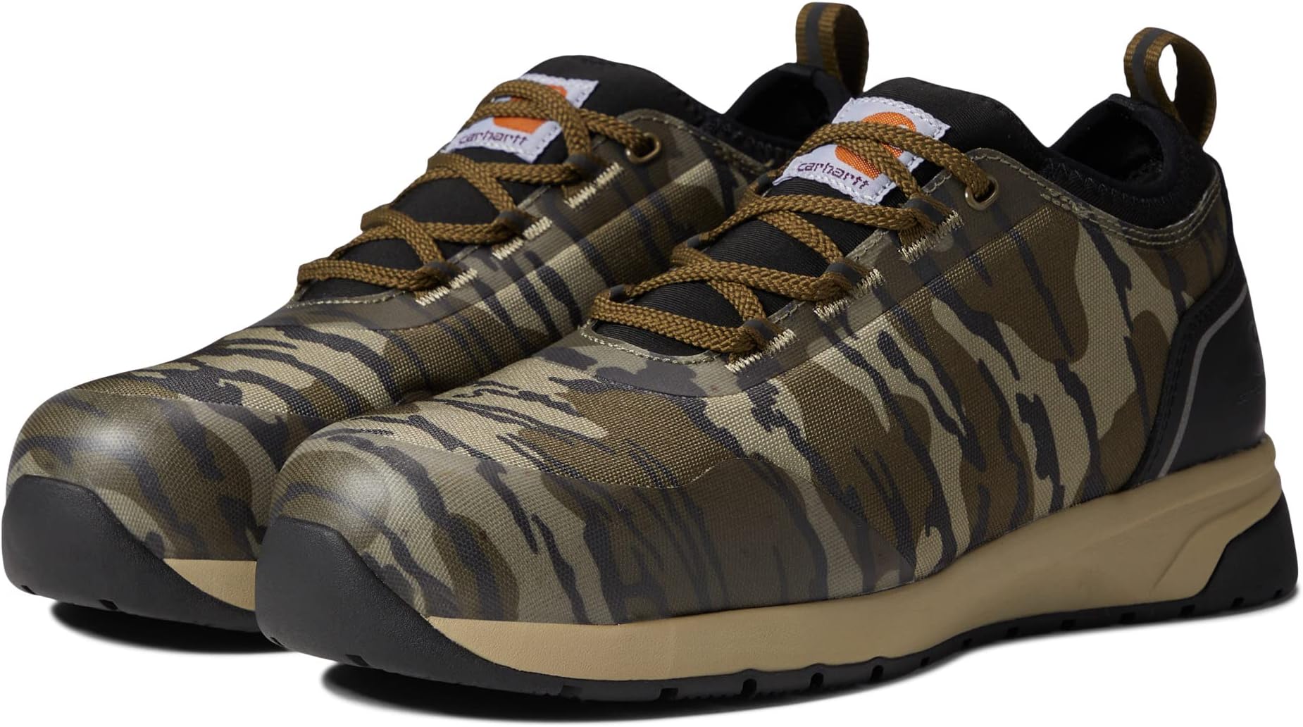 

Кроссовки Carhartt Force 3" EH Nano Toe Camo Work Sneaker, цвет Black/Camo Textile