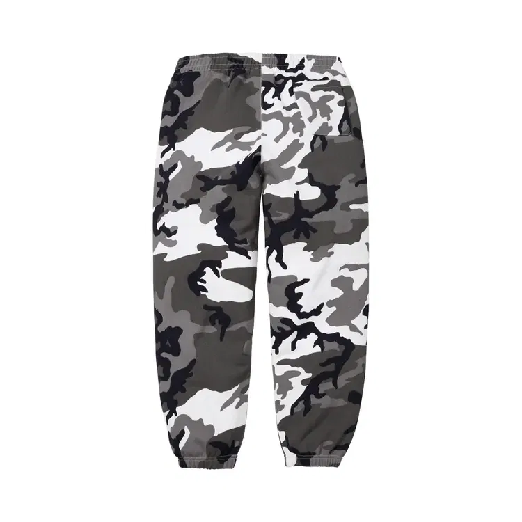 Спортивные штаны с атласной аппликацией Supreme, белый — фото 2