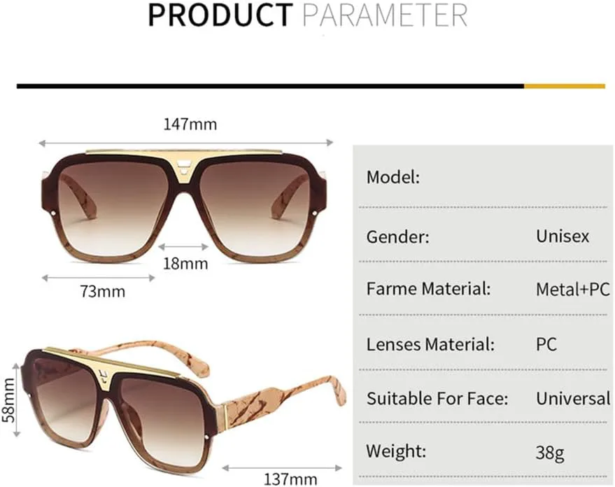 

Винтажные солнцезащитные очки в крупной оправе для женщин и мужчин, солнцезащитные очки для женщин, защита от ультрафиолета UV400 LANGSER, Green Gray Yellow