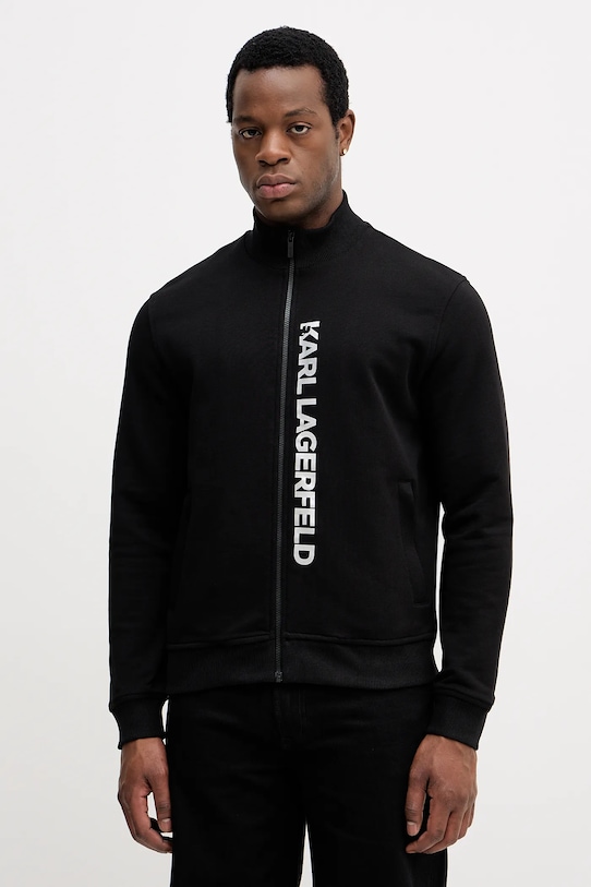 

Хлопковая толстовка Karl Lagerfeld, черный