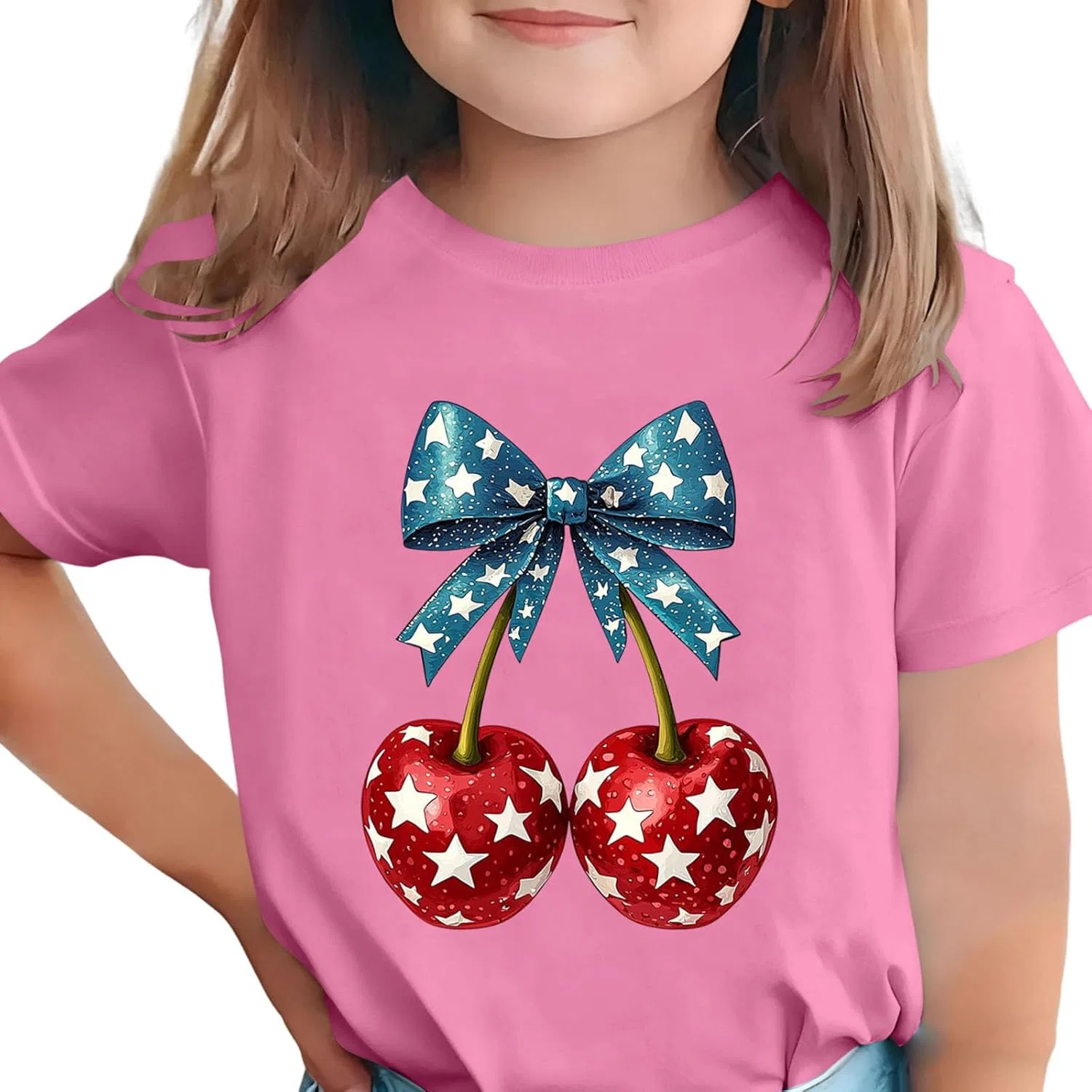 Футболка с принтом Cherry Graphic Zzalalana, цвет Pink