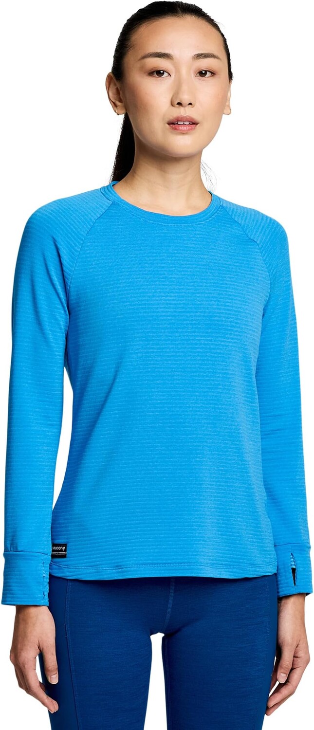 

Толстовка Saucony Triumph 3-D Crew, цвет Bluelight Heather