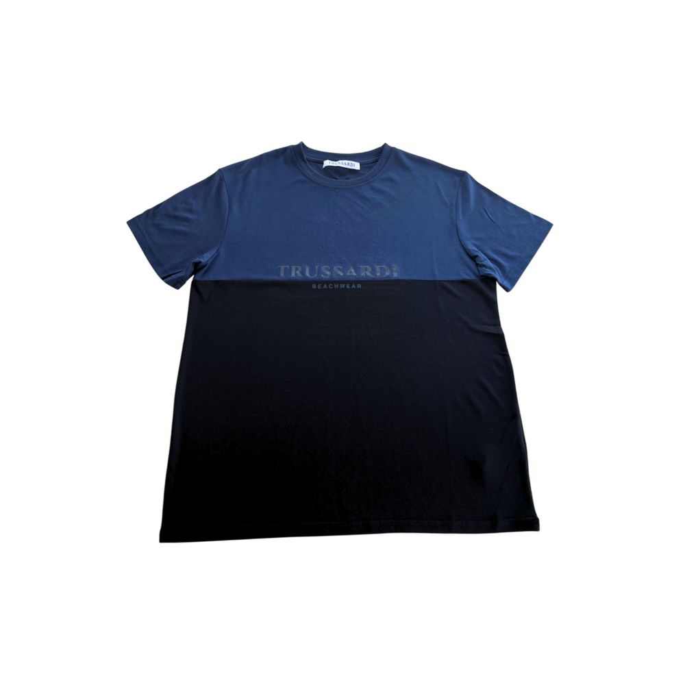 

Синяя футболка из полиэстера Trussardi Beachwear
