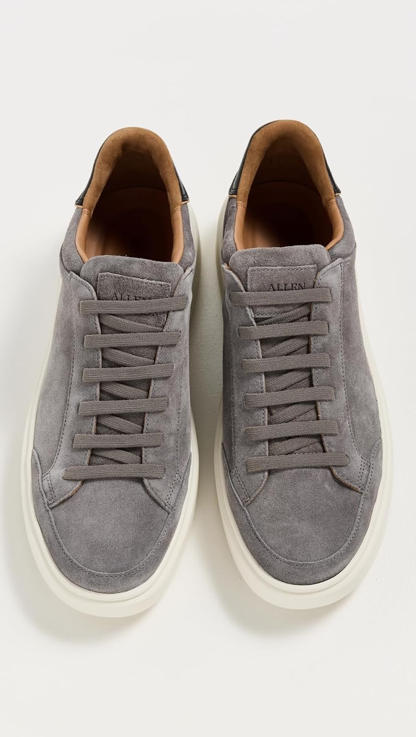 Мужские кожаные кроссовки Allen Edmonds Oliver, серый — фото 4