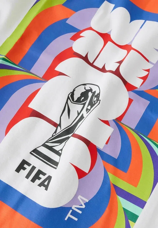 Футболка Nkmmacs fifa ss nreg top box ous print t-shirt Name It, ярко-белый — фото 3