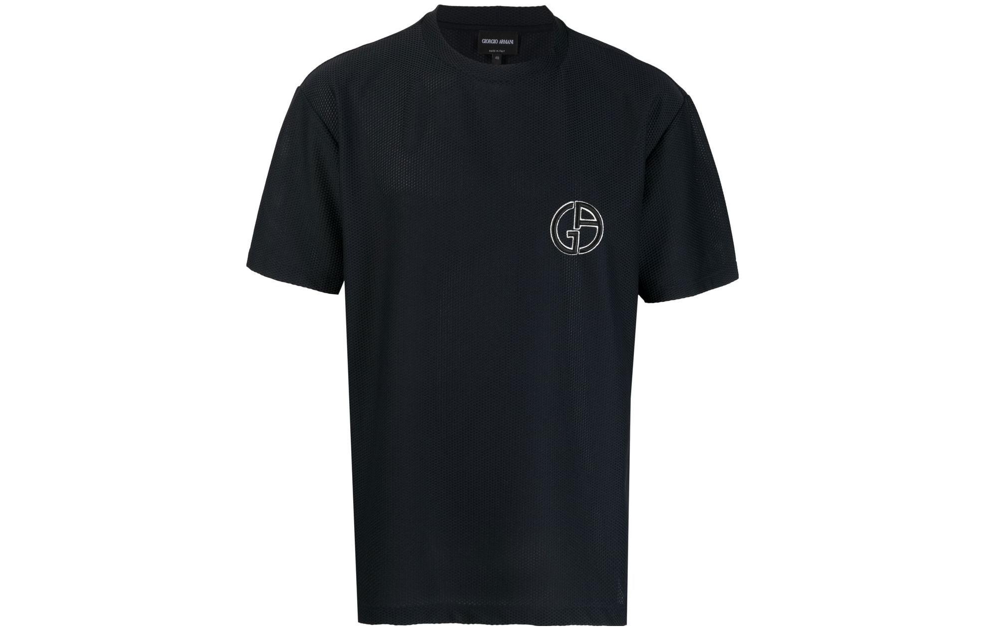 

GIORGIO ARMANI Футболка SS23 мужская Midnight Blue, Синий, GIORGIO ARMANI Футболка SS23 мужская Midnight Blue