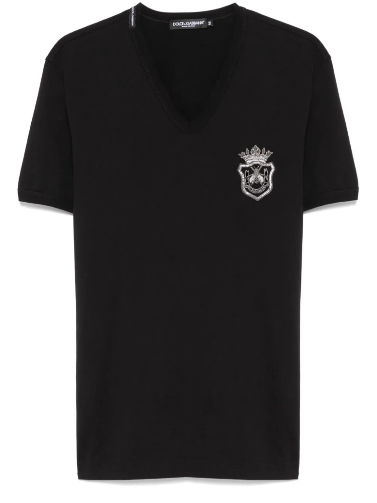 

Dolce & Gabbana футболка с вышивкой, черный