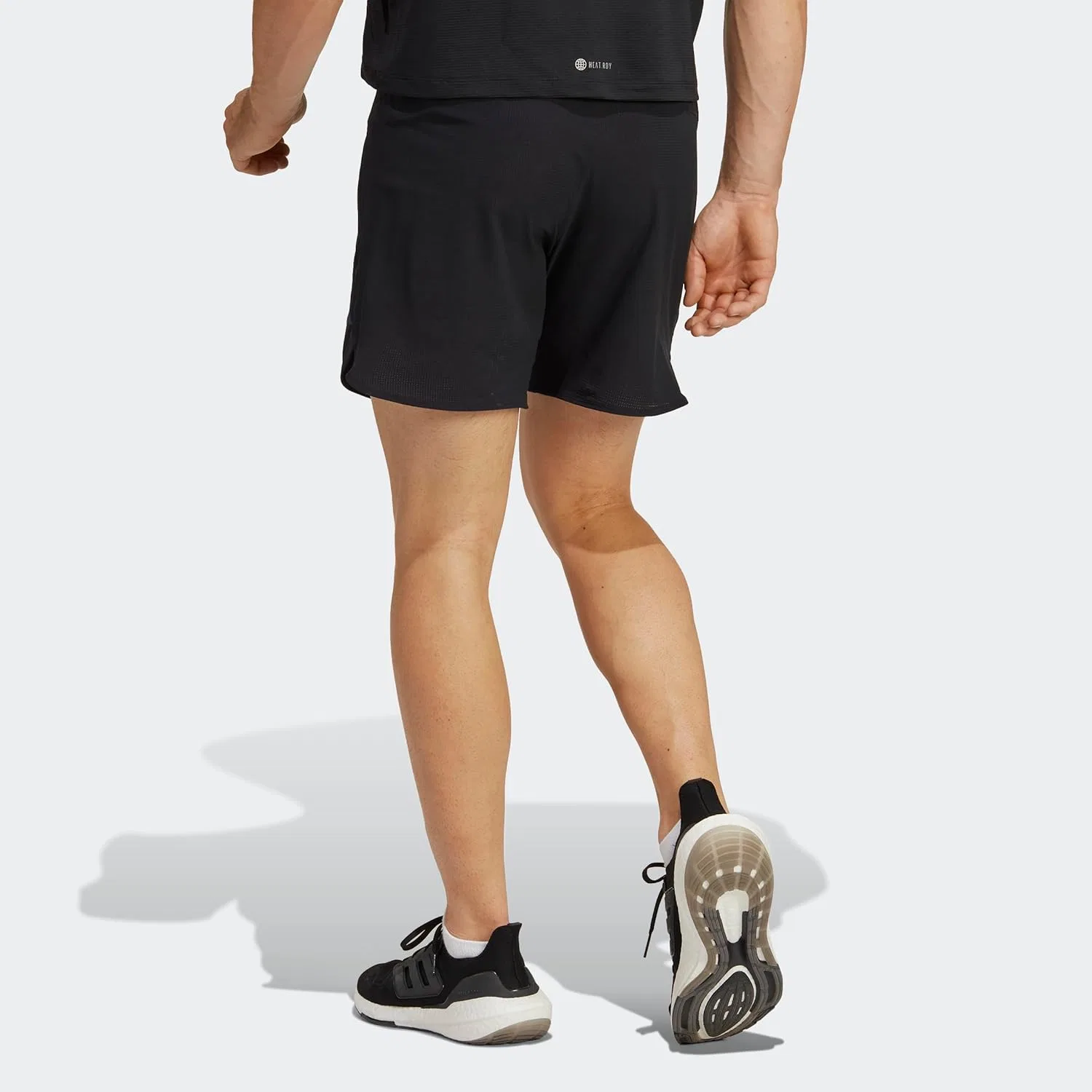 Шорты Adidas Designed For Heat.Ready Casual Bottoms - Black — фото 4