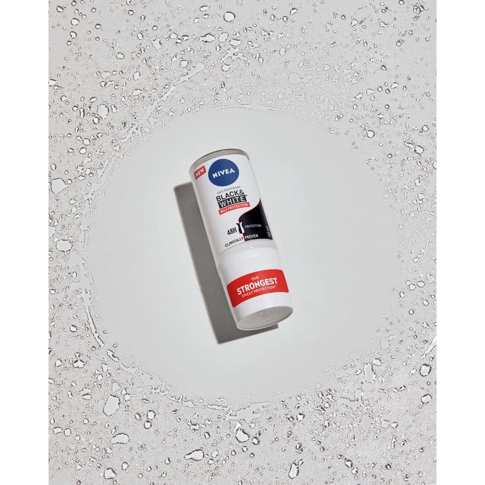 Женский дезодорант-антиперспирант «Black & White Max Protection» от NIVEA Nivea — фото 3