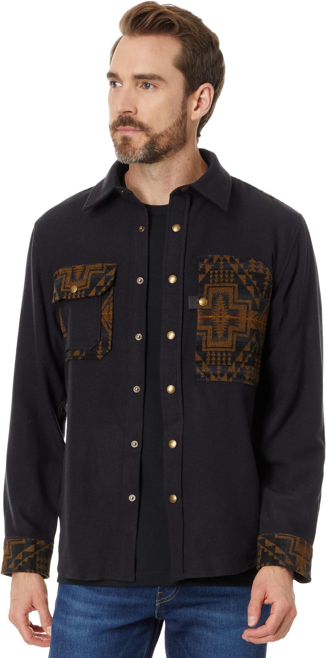

Рубашка Pendleton Centennial Harding Shirt, цвет Grey/Maroon Twill