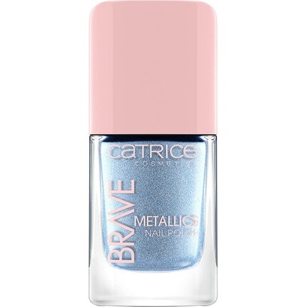 

Лак для ногтей Brave Metallics 10,5 мл № 03 Million Dollars Baby Blue Metallic Стойкий, Catrice