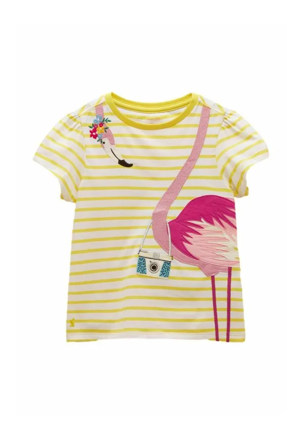 Футболка с принтом Joules, Yellow