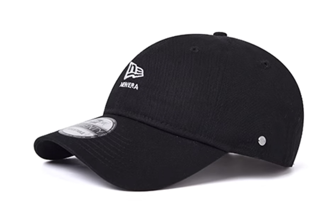 

New Era Хлопковая бейсболка унисекс черная, Black
