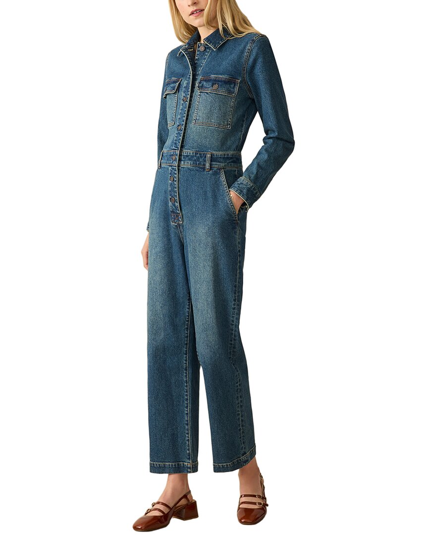 

Фаэрти Джинсовый комбинезон Мишель Faherty, синий