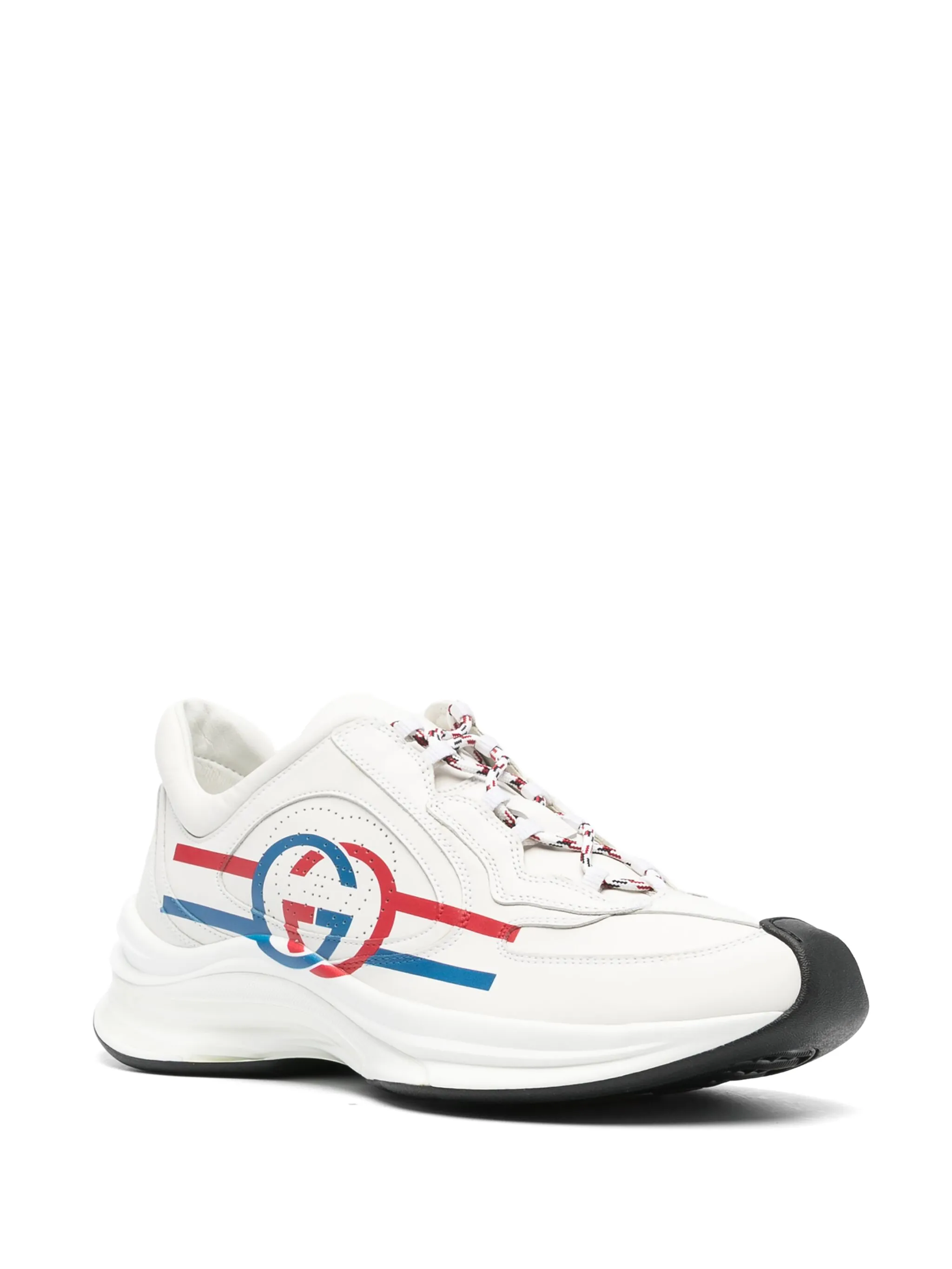Кроссовки Run Gucci, белый — фото 2