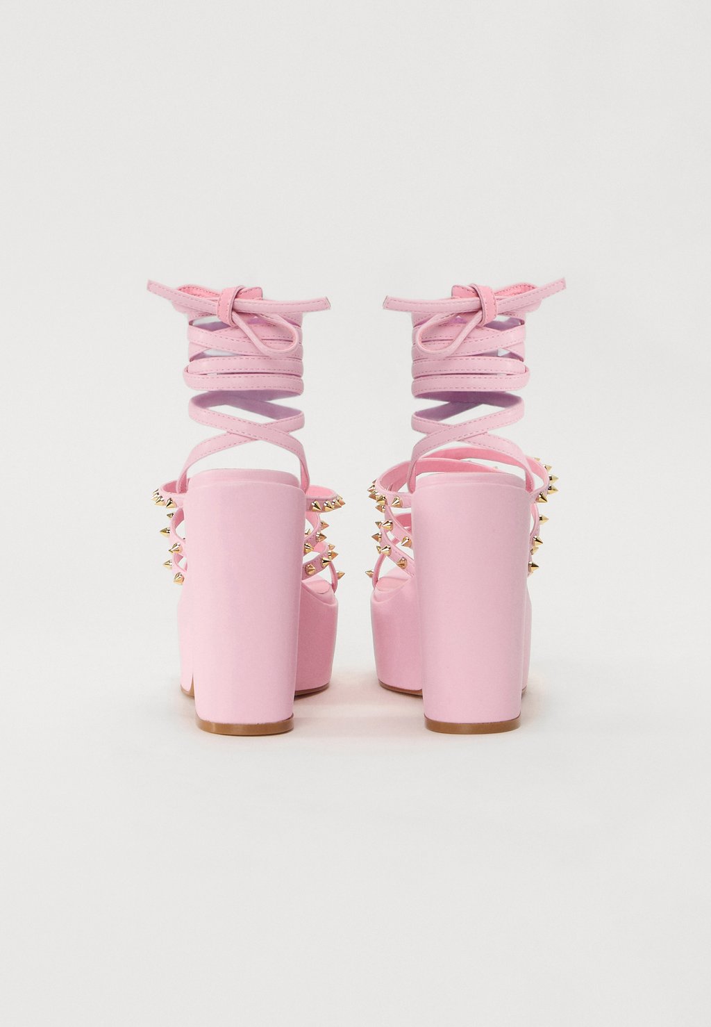 Сандалии с манжетой на щиколотке High heeled sandals Even&Odd, светло-розовый — фото 3