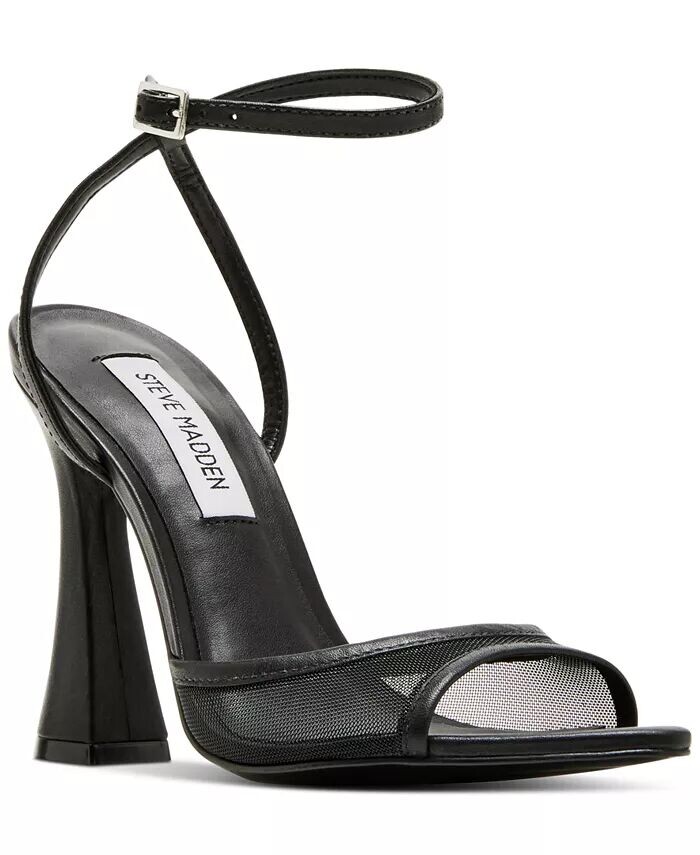 

Женские босоножки Beki из двух частей на расклешенном каблуке Steve Madden, серый