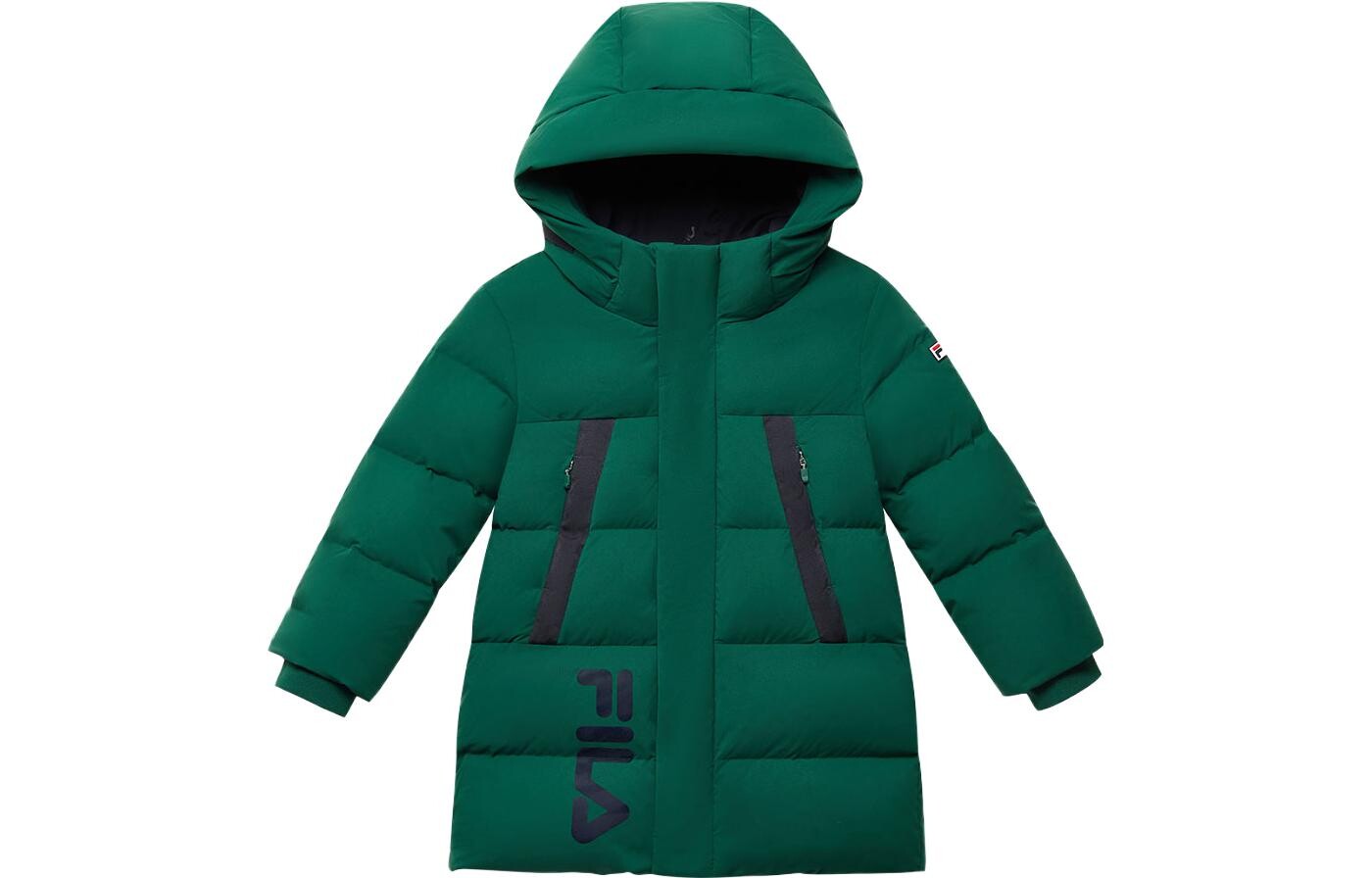 

Детский пуховик FILA, цвет Water forest green