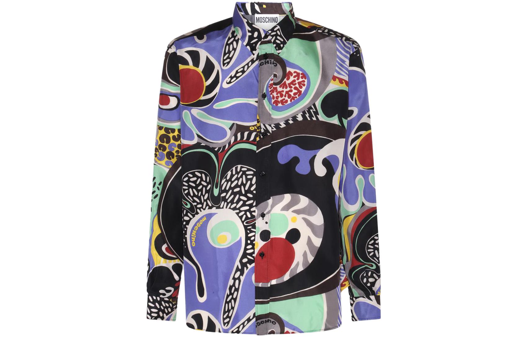 

Рубашка мужская разноцветные MOSCHINO, мультиколор