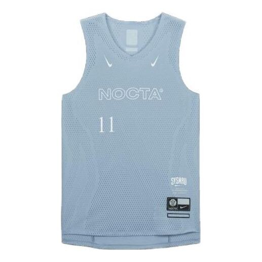 

Спортивная футболка x nocta drake fw23 dri-fit jersey 'cobalt bliss white' Nike, синий