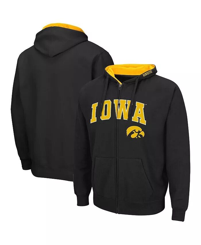 

Мужская толстовка с капюшоном Iowa Hawkeyes Arch & Logo 3.0 Colosseum, черный
