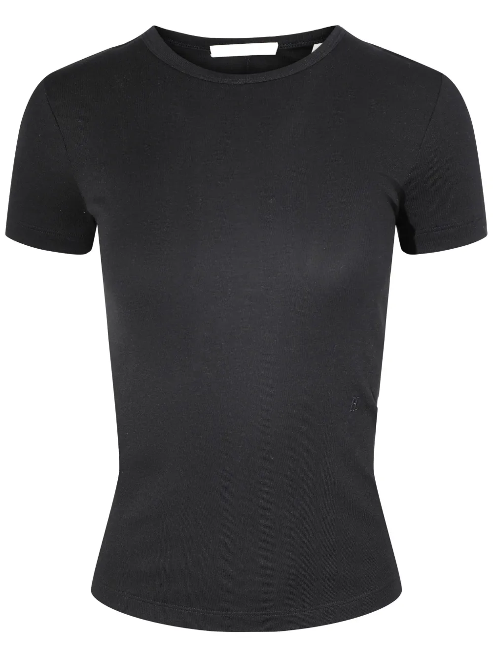 

Топ Shrunken в рубчик Helmut Lang, черный