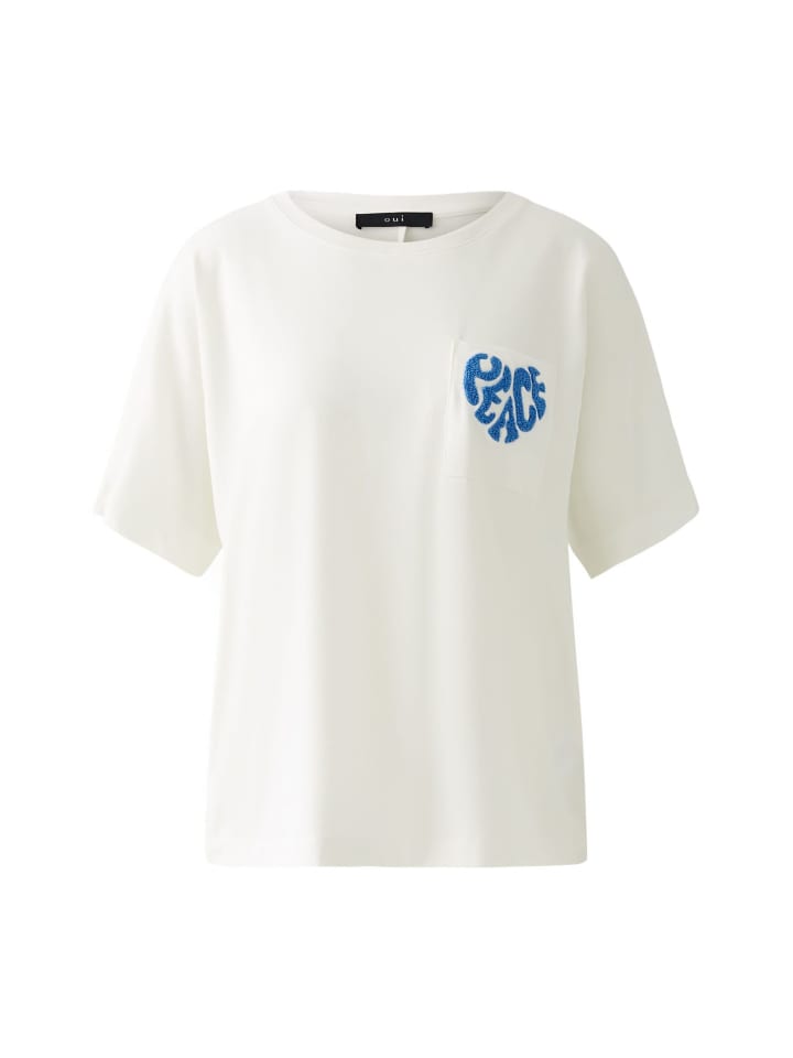 

Футболка Oui, цвет white blue