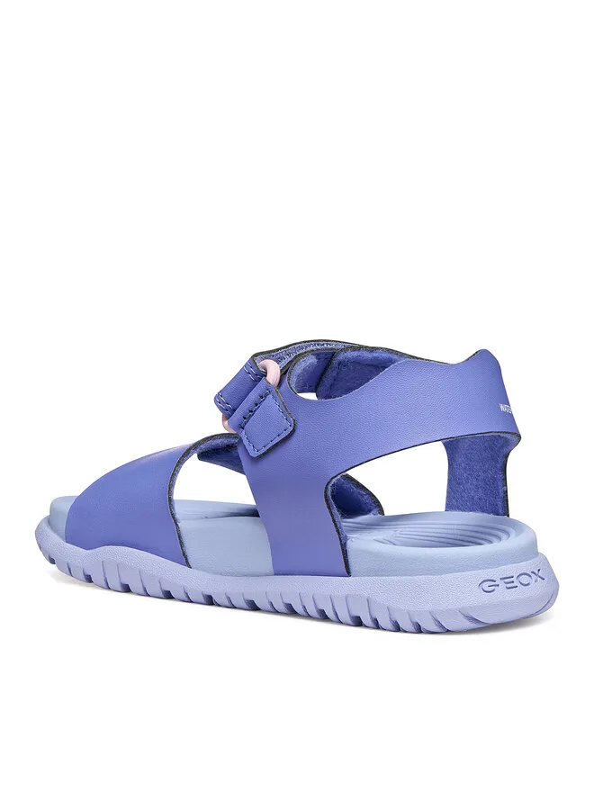 Geox Сандалии J Sandal Fusbetto Gi J35HQA 000BC C8039 S фиолетовые — фото 3