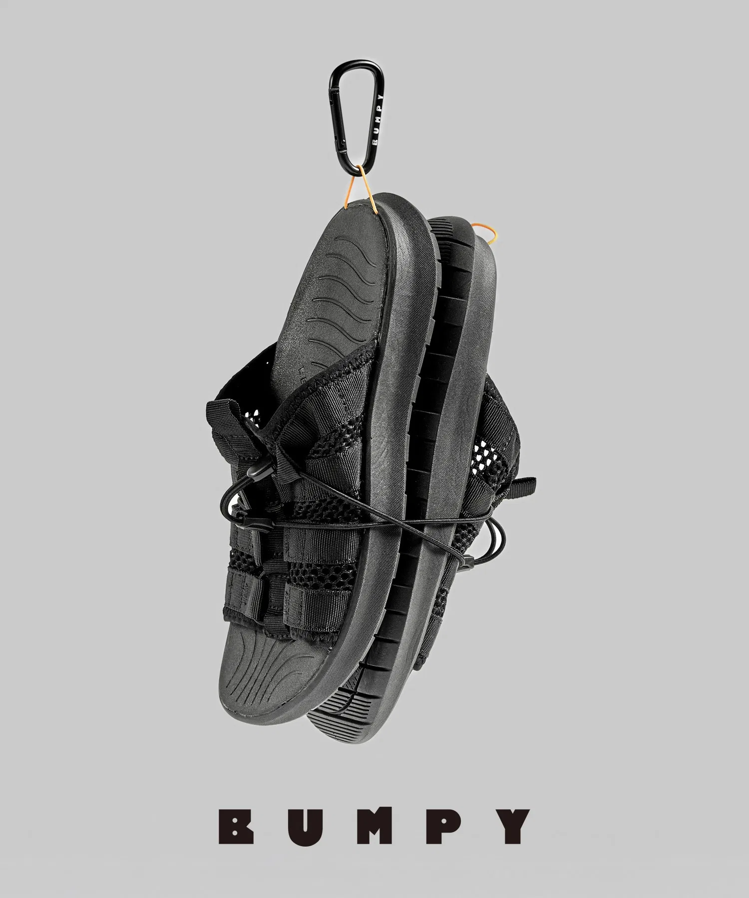 Унисекс сандалии BUMPY PACKABLE чёрные