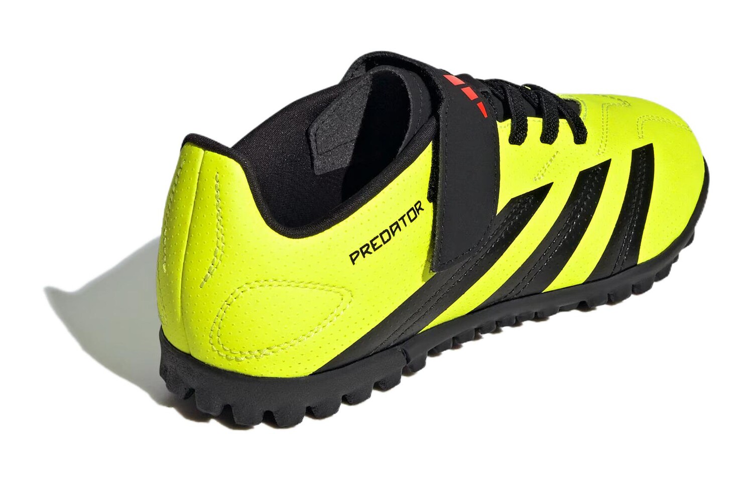 Детские футбольные бутсы серии PREDATOR Kids Low-top желто-зеленые/черные Adidas, зеленый — фото 4
