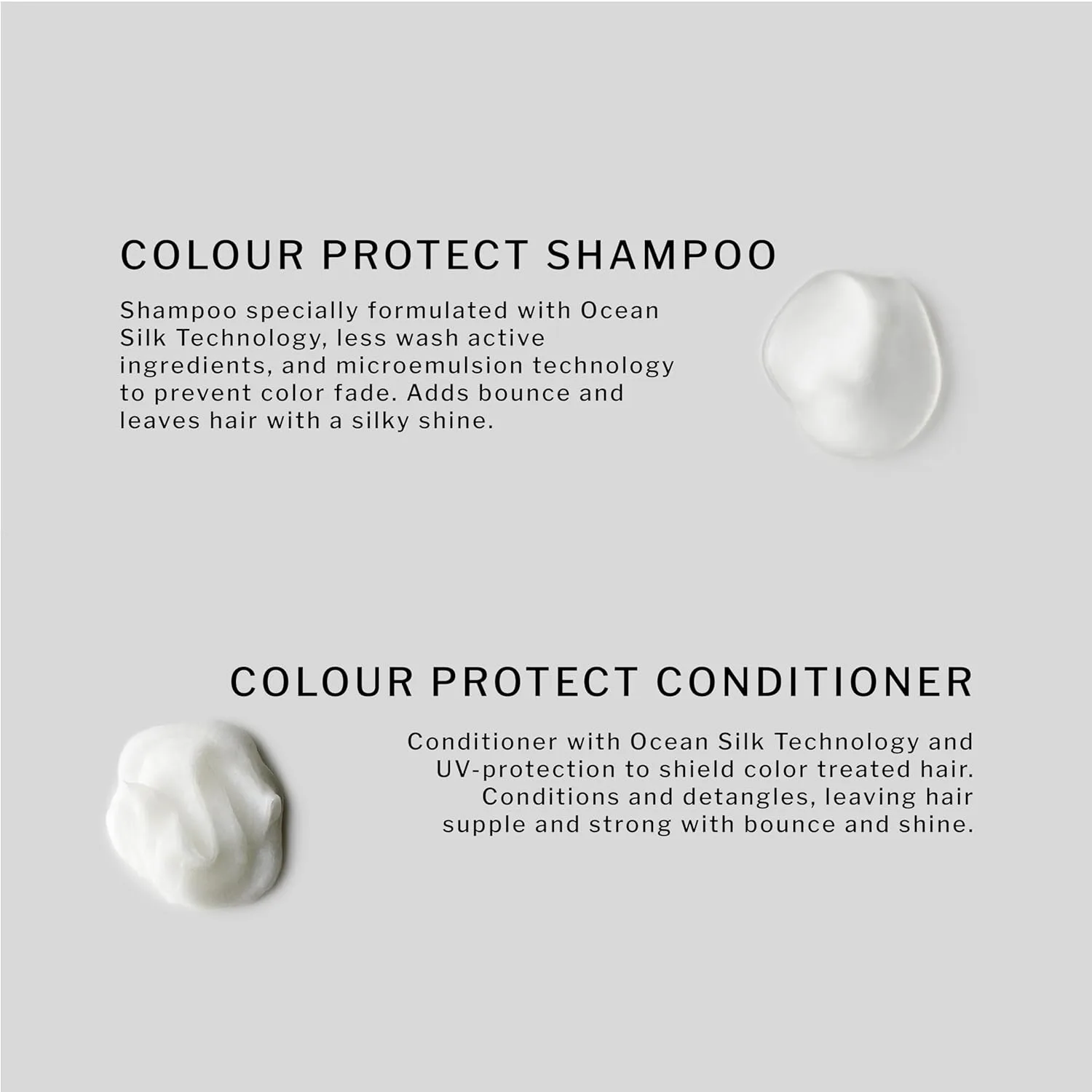 Набор шампуня и кондиционера SACHAJUAN Colour Protect для защиты цвета | технология Ocean Silk и микроэмульсии против выцветания | UV-защита | веганский состав, без парабенов | набор из 2 шт (250 мл) — фото 2