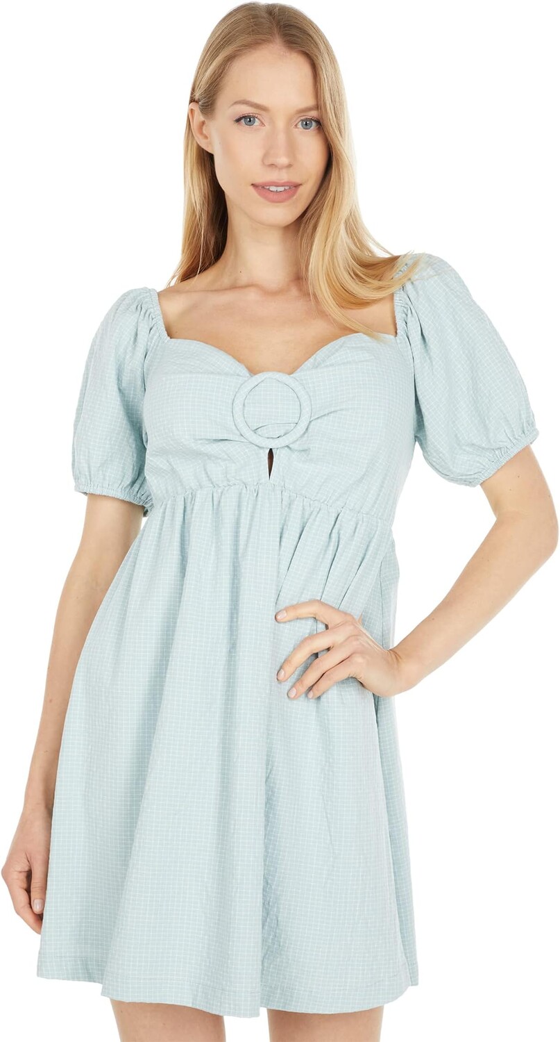 

Платье Lost + Wander Mossy Cove Mini Dress, цвет Blue Gingham