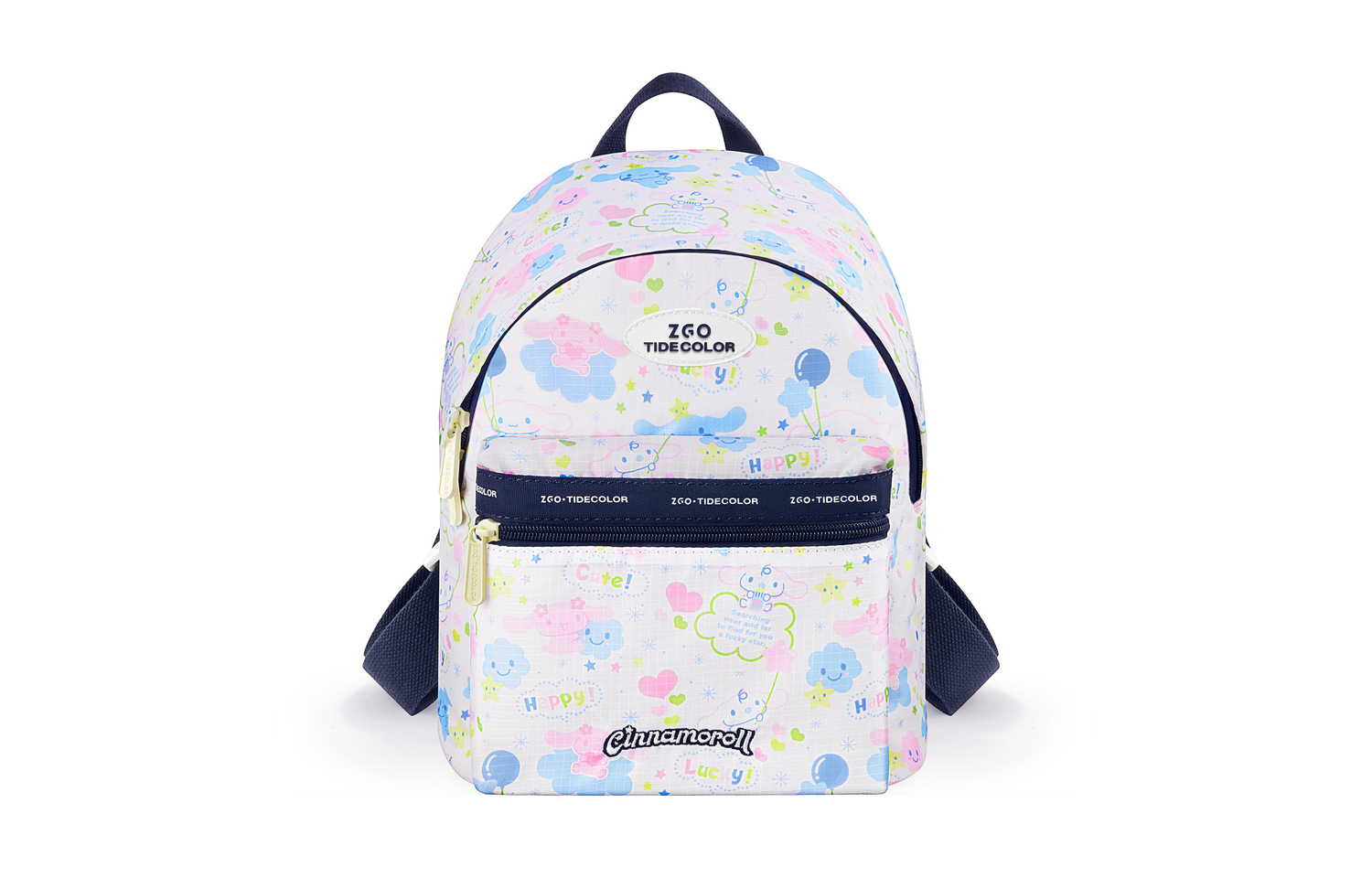 

Zgo Сумка рюкзак средний женский светло серый, Cinnamoroll-White