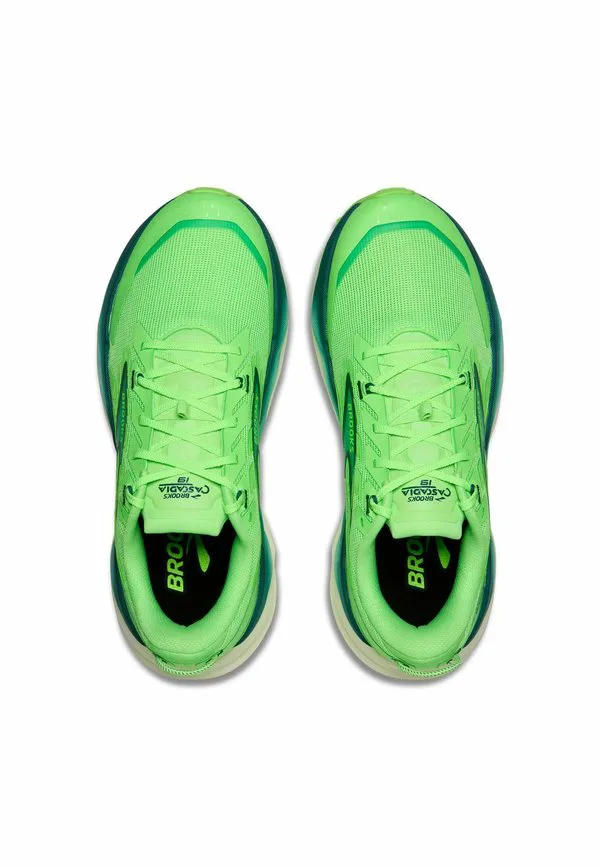 Кроссовки для трейлраннинга cascadia 19 Brooks, Gecko Atlantic Green/Bluewash — фото 3