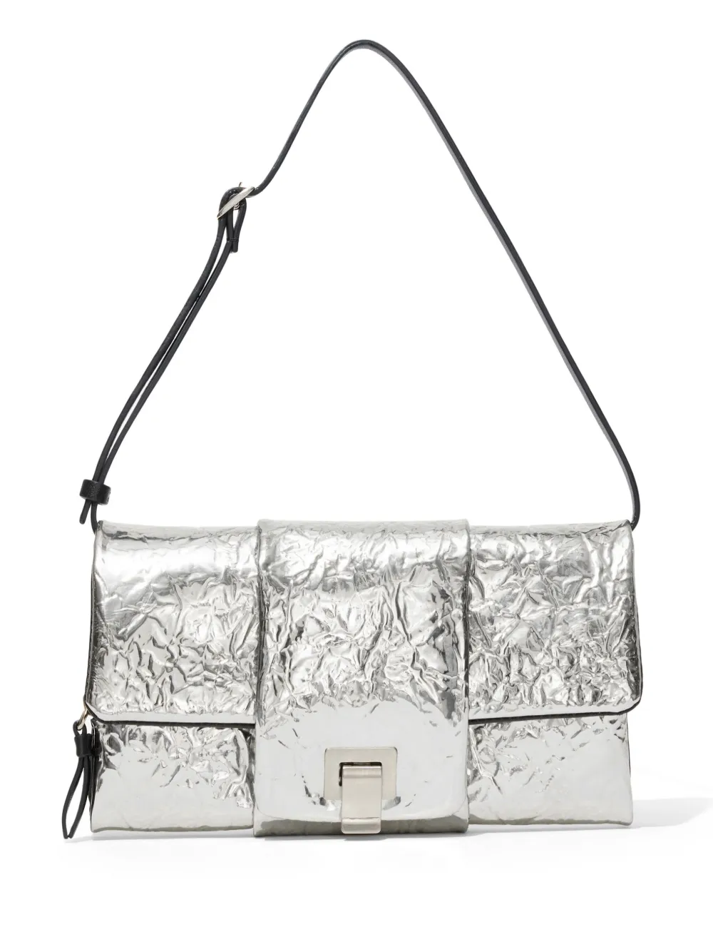 

Сумка на плечо Flip с эффектом металлик Proenza Schouler, серебяный