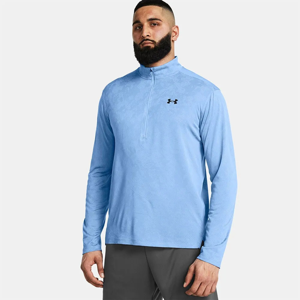 

Футболка Under Armour Tech Vent Geode half zip long sleeve, синий