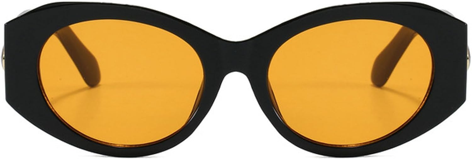 

Ретро-солнцезащитные очки «кошачий глаз» для женщин, стильная оправа с бриллиантами, черные и коричневые солнцезащитные очки, винтажные, модные, с защитой от УФ-излучения mincl, Black Orange