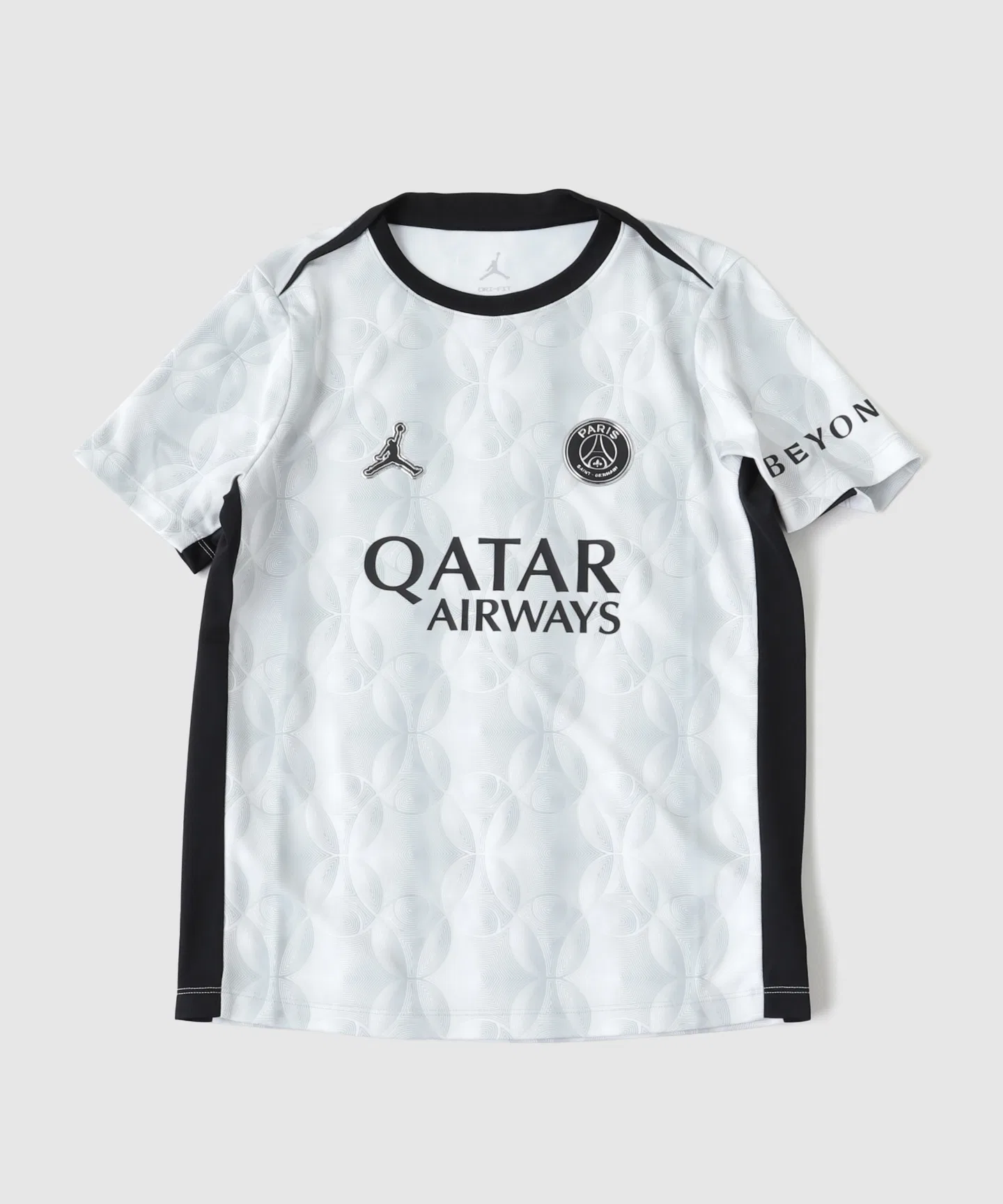 Детская футболка PSG Nike Dri-FIT серая — фото 2