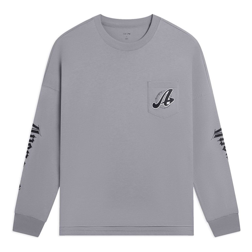 

Спортивная толстовка Li-Ning x MARVEL Graphic Sweatshirt 'Grey' AHSSE29-1, серый